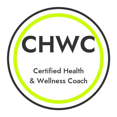 Certified Health and Wellness Coach credential badge